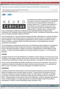 I Congresso Norte Mineiro de Neurociências